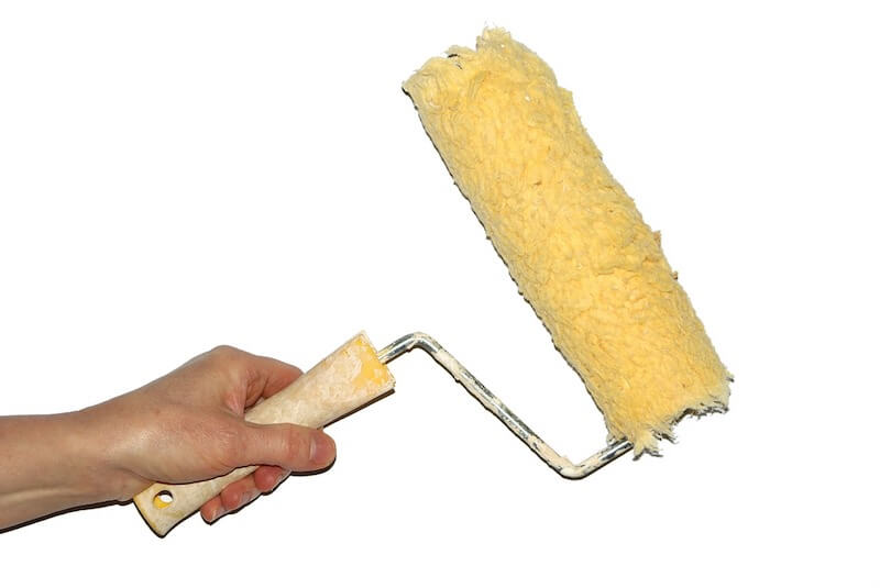 limpiar el rodillo
