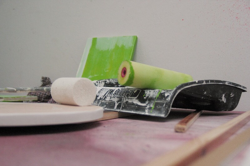 cómo pintar con rodillo