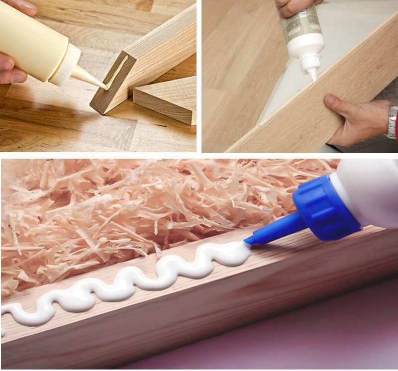 cómo aplicar cola para madera