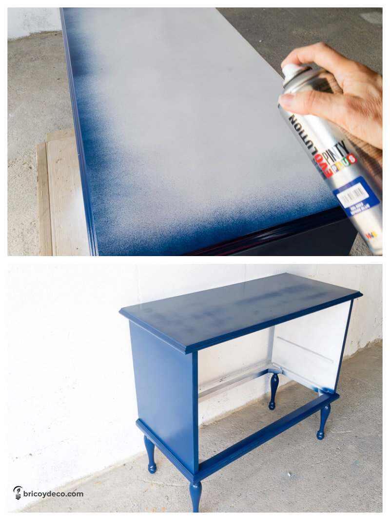 pintar un mueble antiguo