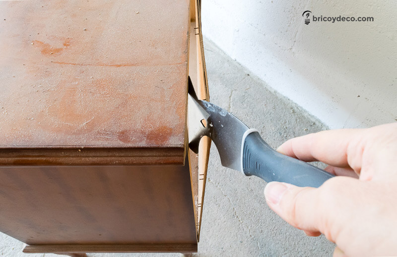 restaurar un mueble de derribo paso a paso