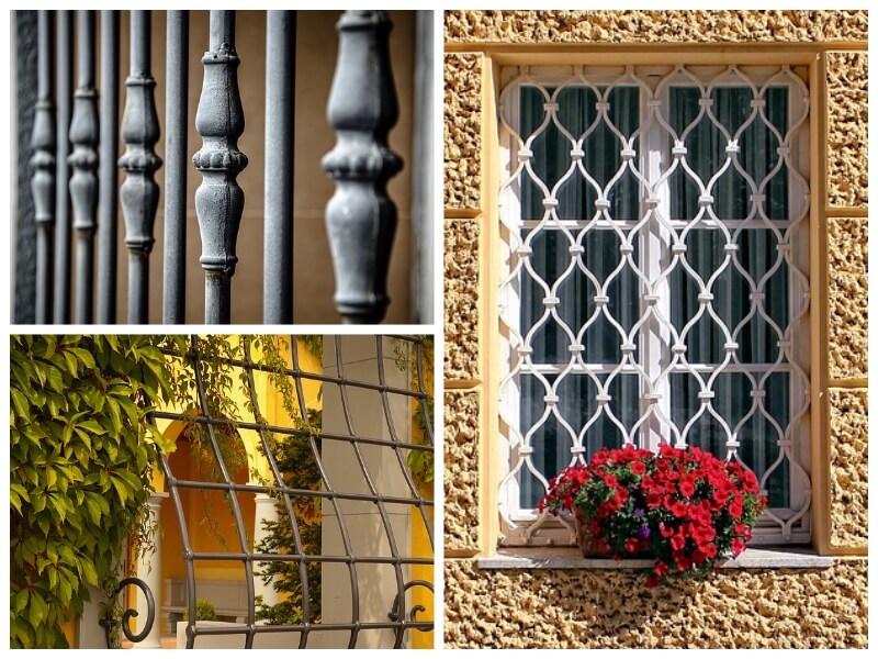 proteger la vivienda contra robos con rejas en las ventanas