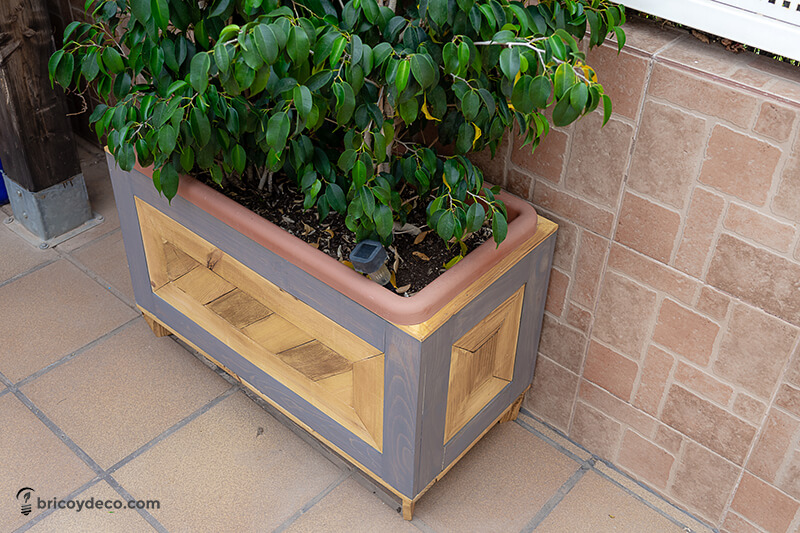 jardinera con palets 