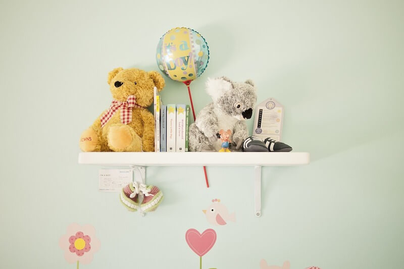 decorar las paredes de una habitación infantil