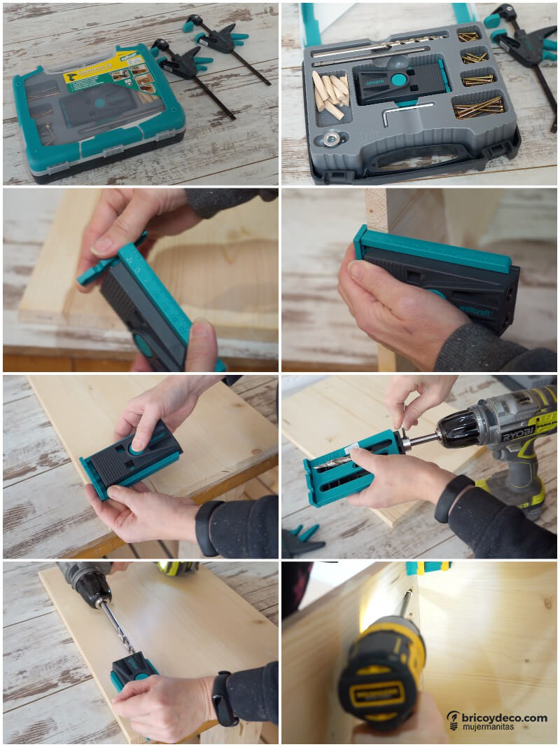 cómo utilizar el set Undercover Jig de Wolfcraft