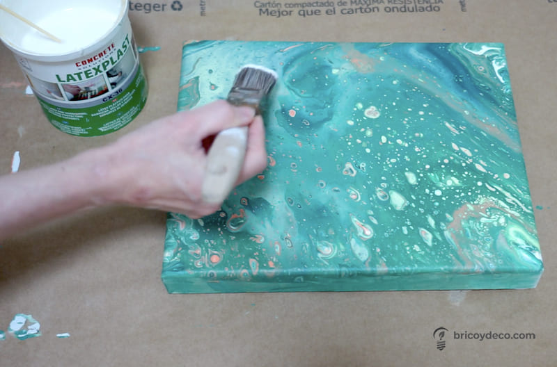 cómo sellar tus cuadros de acrílico