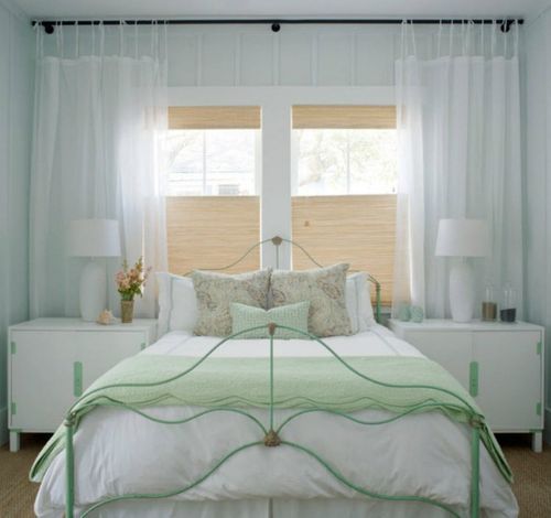 dormitorio-blanco-verde-menta