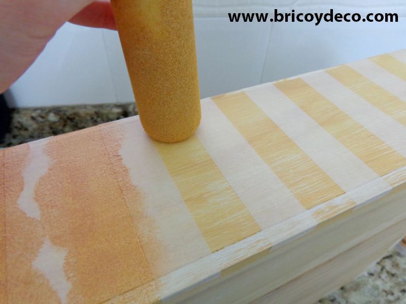 pintar franjas exteriores