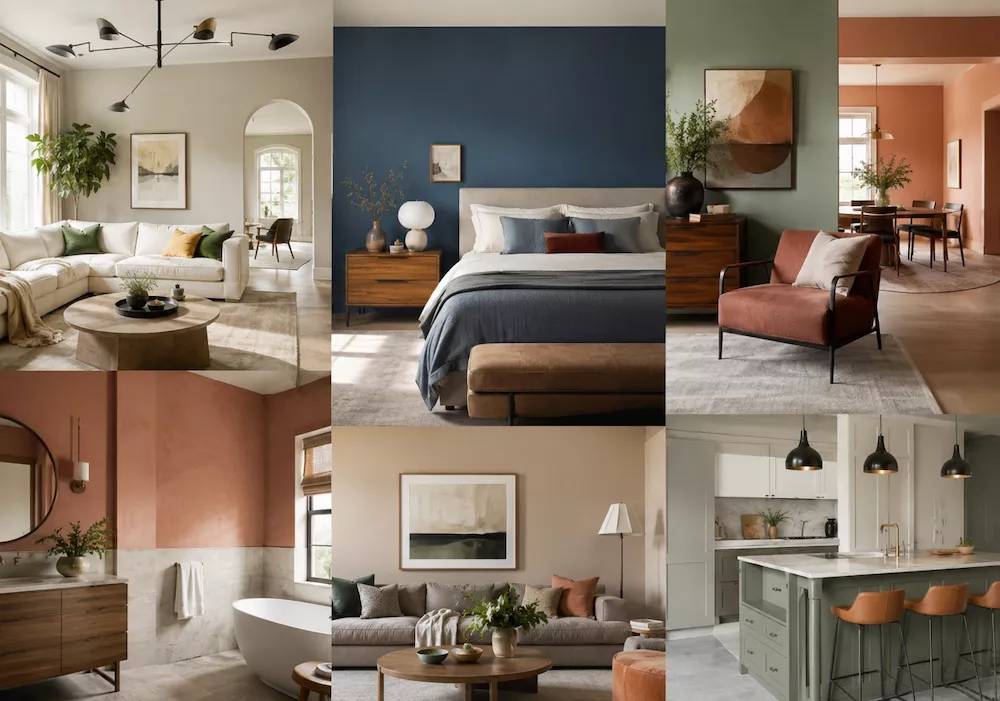 combinaciones de colores en decoración