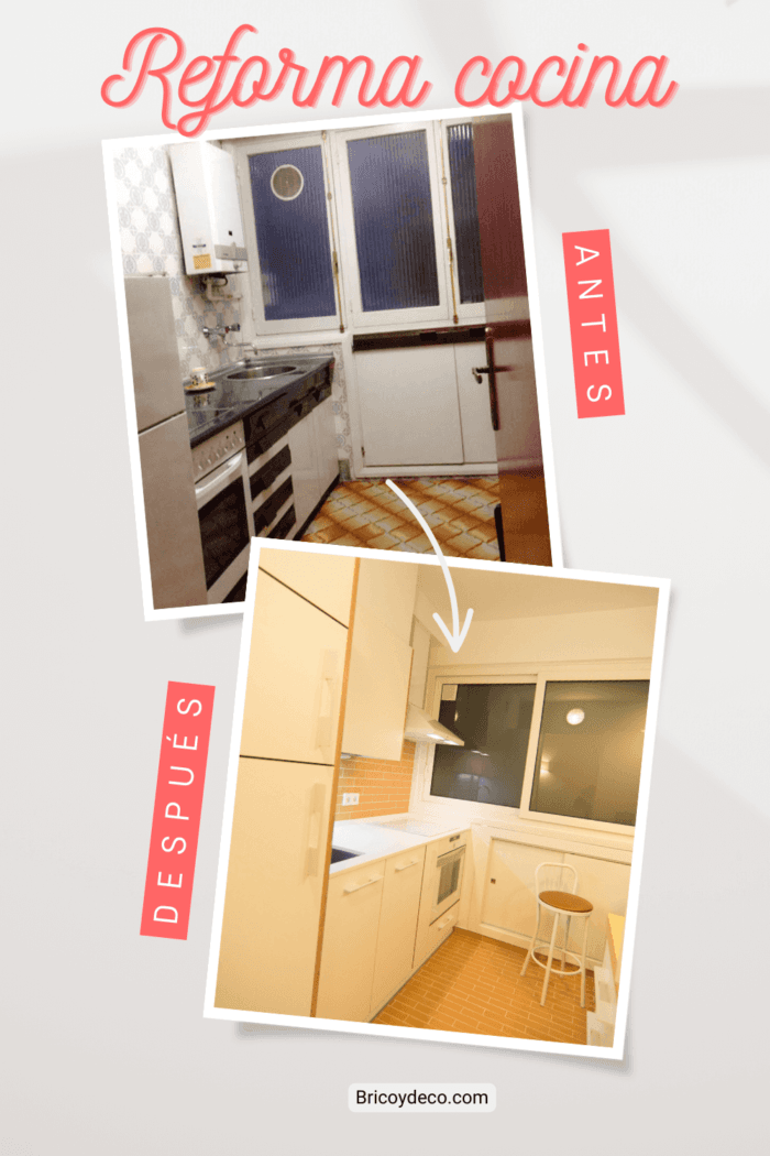 Reformar la cocina: antes y después de una renovación lowcost