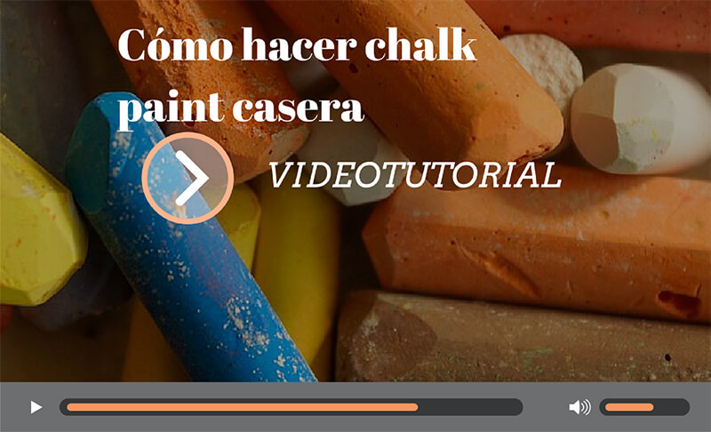 receta chalk paint casera