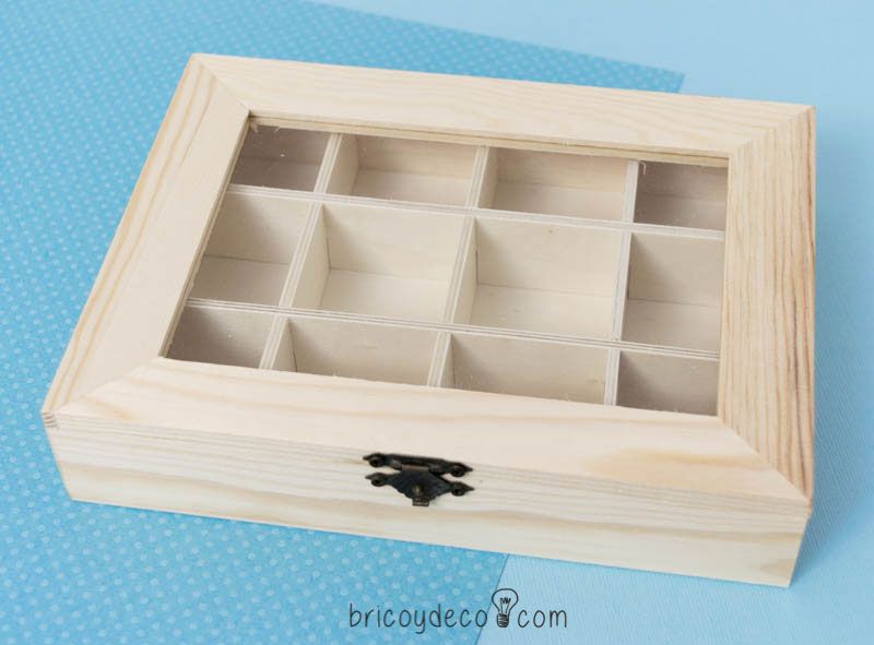 decorar una caja de madera