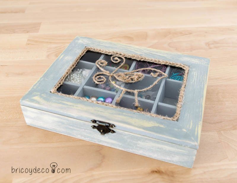 decorar una caja de madera