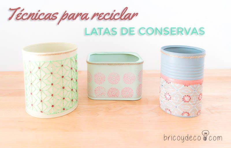 reciclar latas de conservas