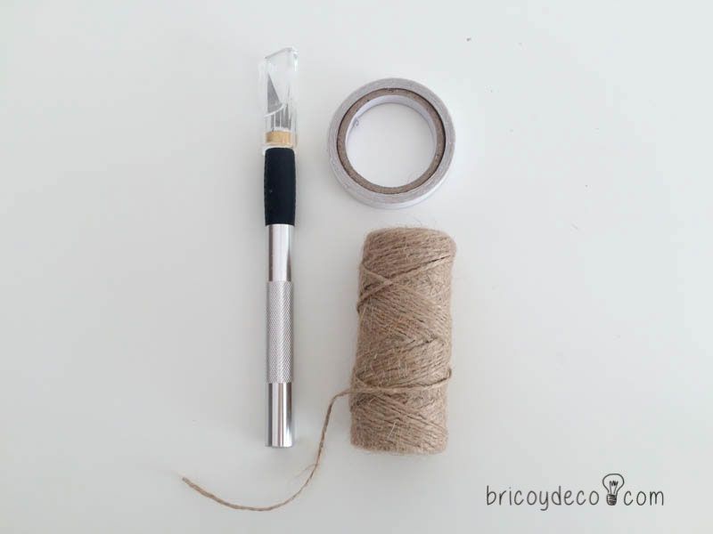 decorar una caja de madera con cuerda