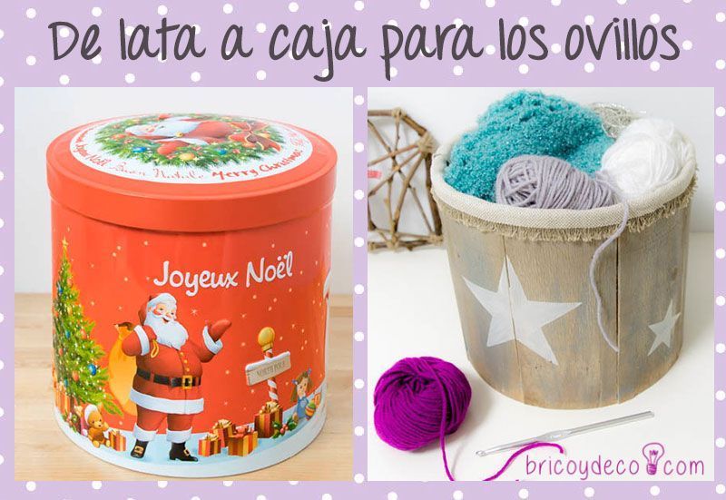 caja para ovillos DIY