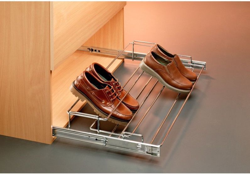 organizar los zapatos con accesorios extraíbles