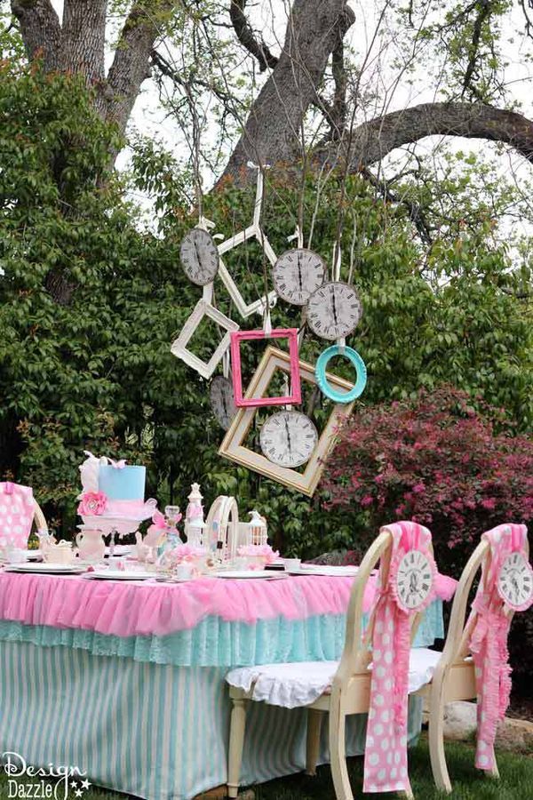 decorar fiestas DIY con cuadros