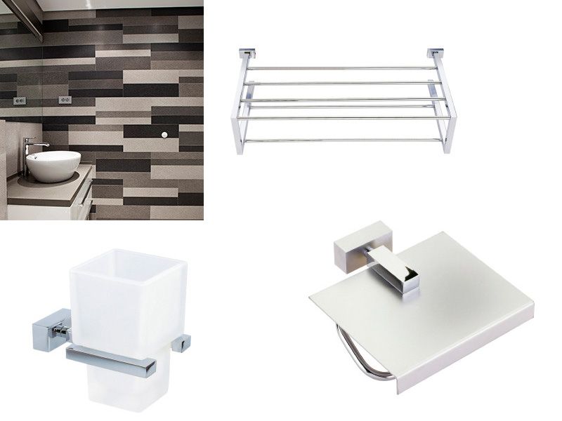 cómo elegir accesorios de baño estilo moderno