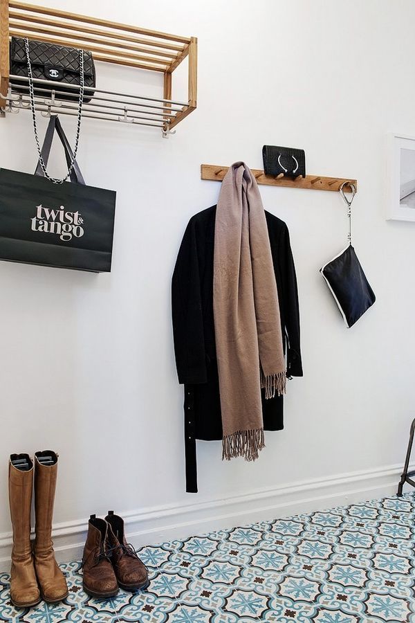 decorar con baldosas hidráulicas el recibidor