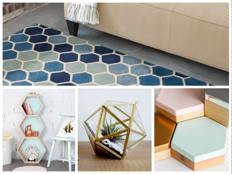 decorar con hexágonos