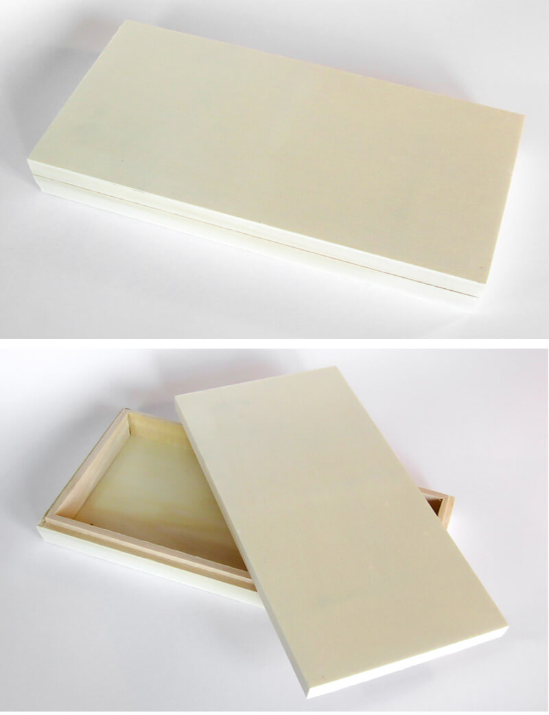 reciclar una caja de madera con la técnica del decoupage y plantillas de stencil