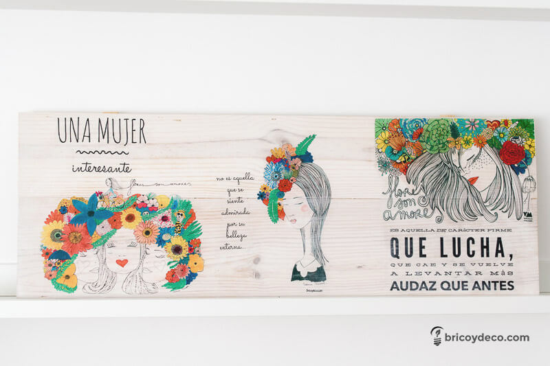 decoupage sobre madera con servilletas de papel