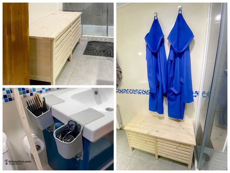 ideas para organizar un baño pequeño