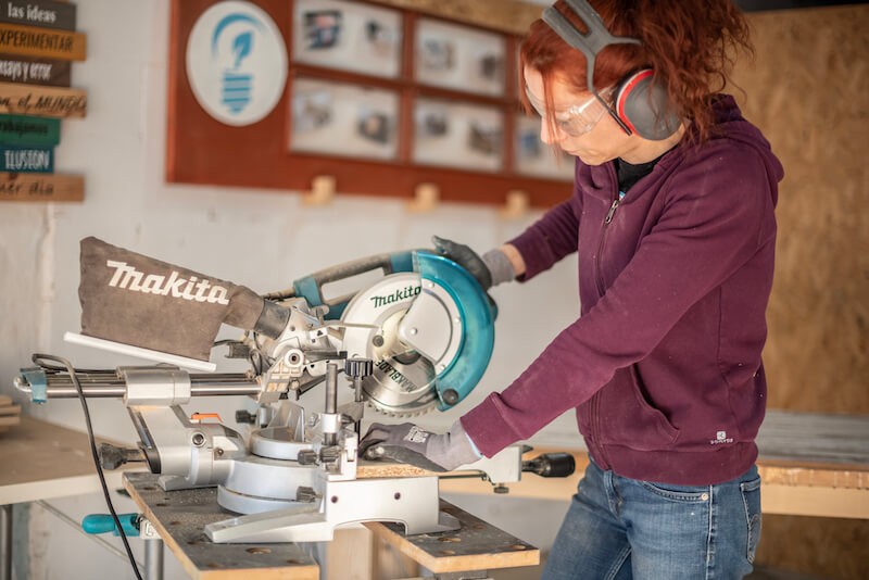 gafas de seguridad para trabajos de carpintería