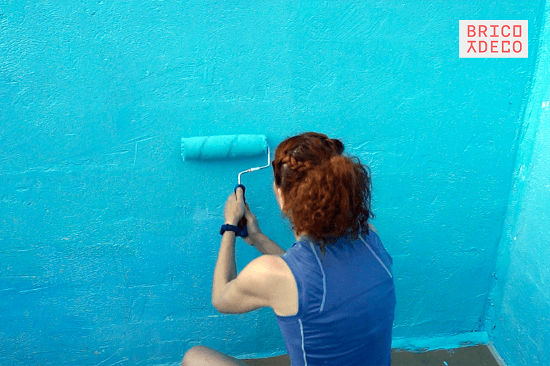 cómo pintar una piscina 