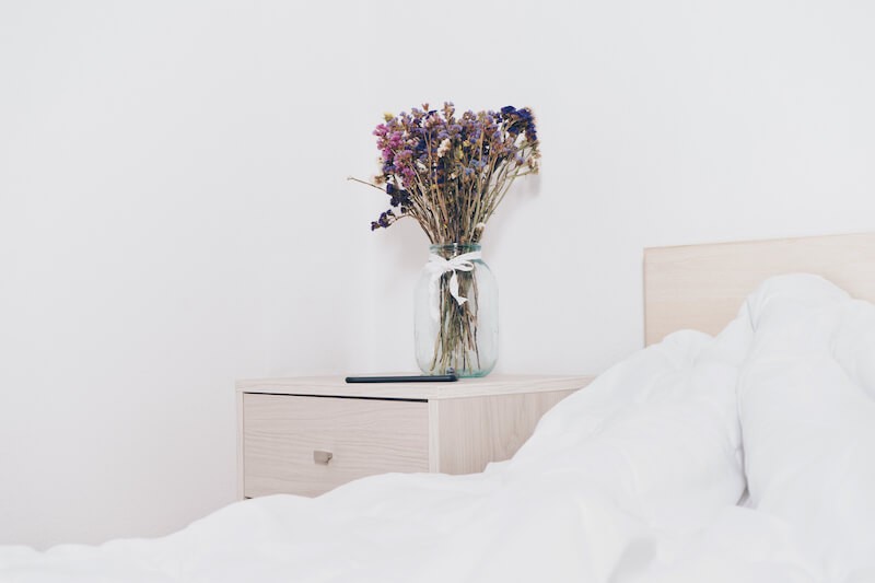 decorar con flores secas