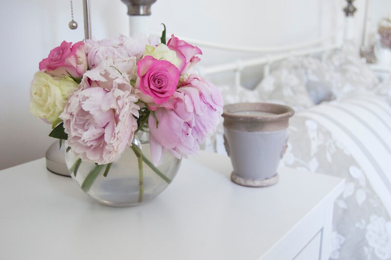 flores para el dormitorio