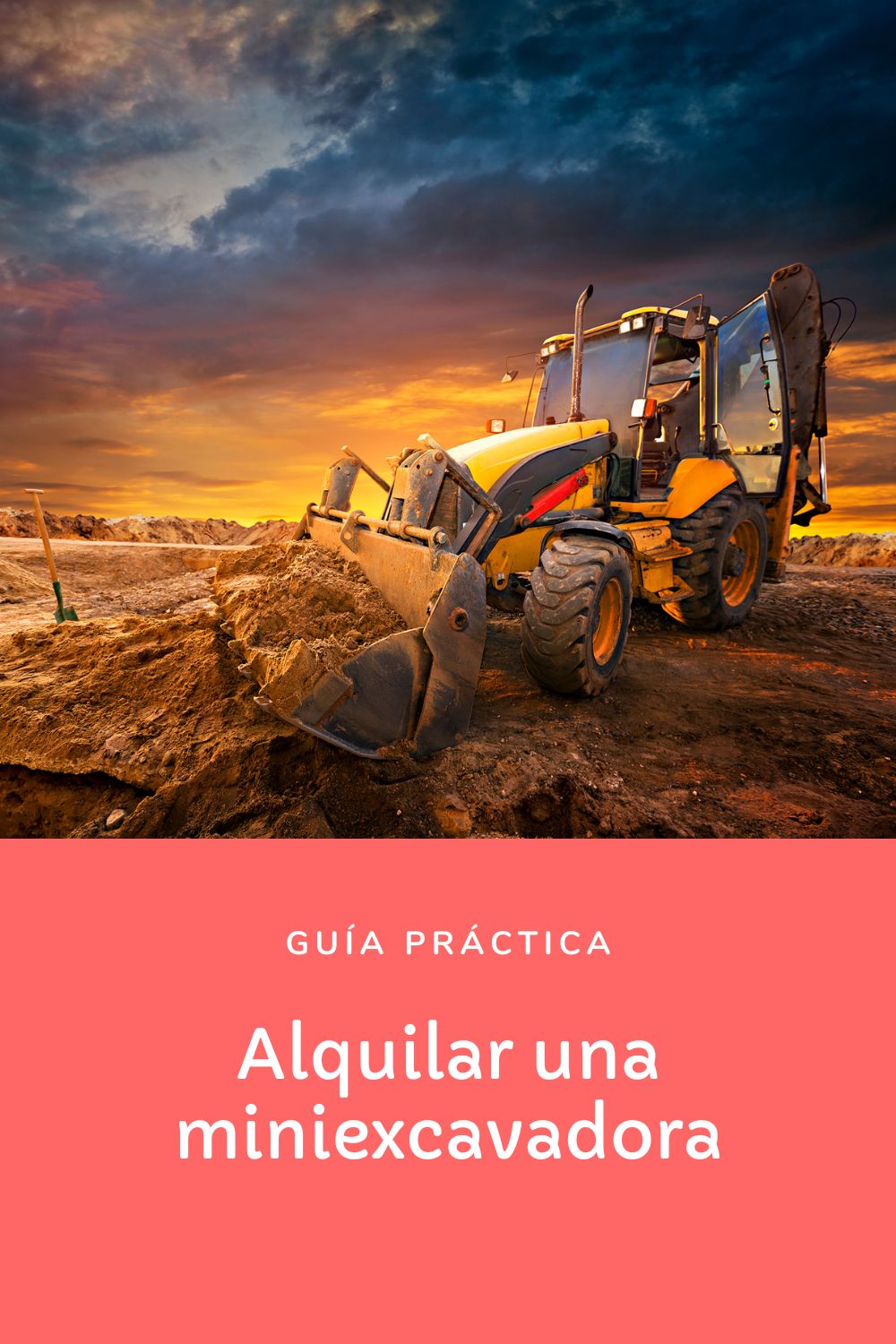 alquilar una miniexcavadora