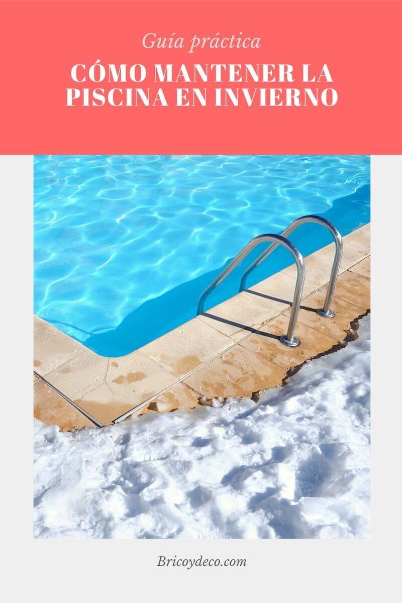 cómo mantener la piscina en invierno
