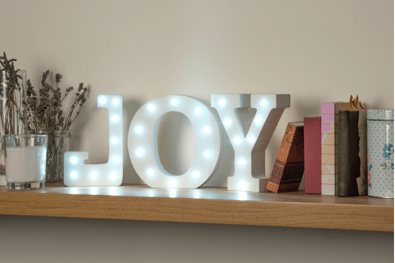 letras luminosas para decoración