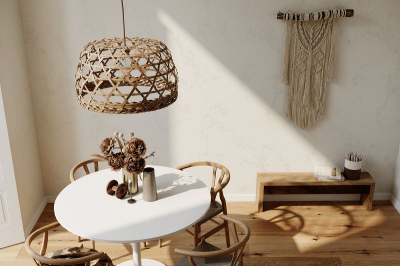 iluminación para un estilo rústico