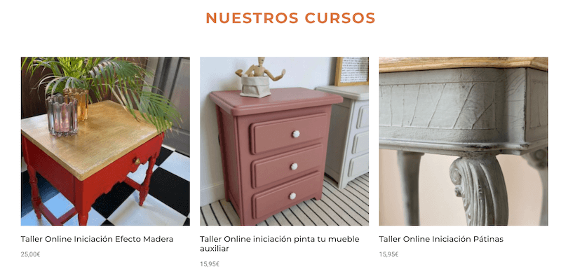 cursos chalk paint De Tiza