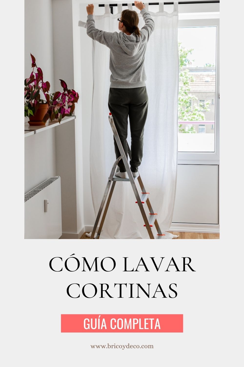 cómo lavar cortinas paso a paso