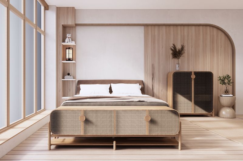 dormitorio japandi