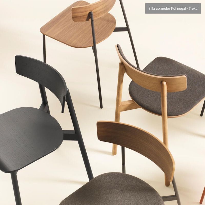 Silla comedor Kol nogal - Treku