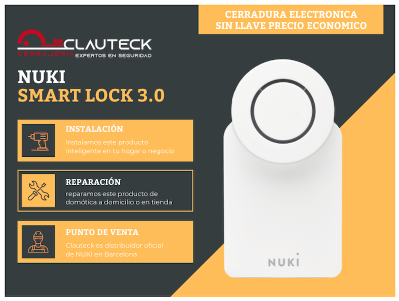 cerradura inteligente Nuki Smart Lock de Clauteck
