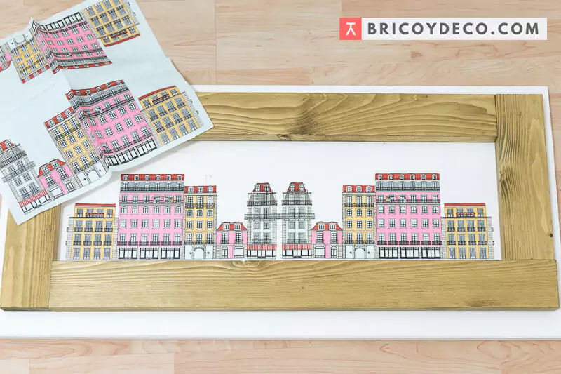 decoración con servilletas de papel 