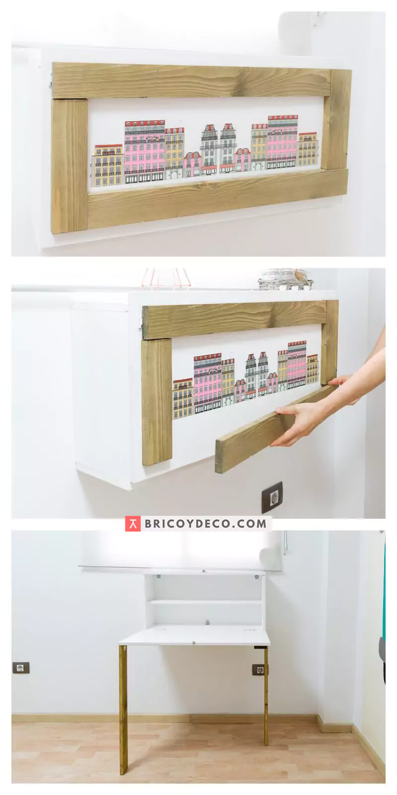 escritorio Murphy DIY
