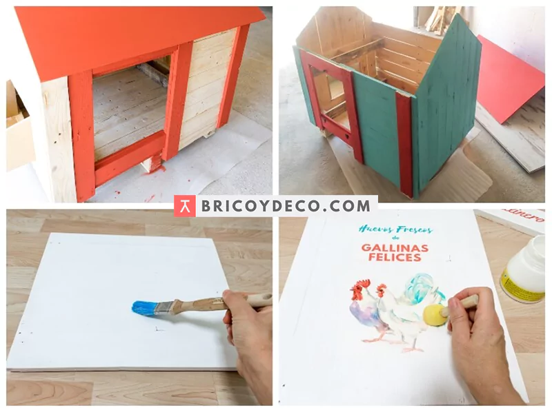 cómo decorar un gallinero 