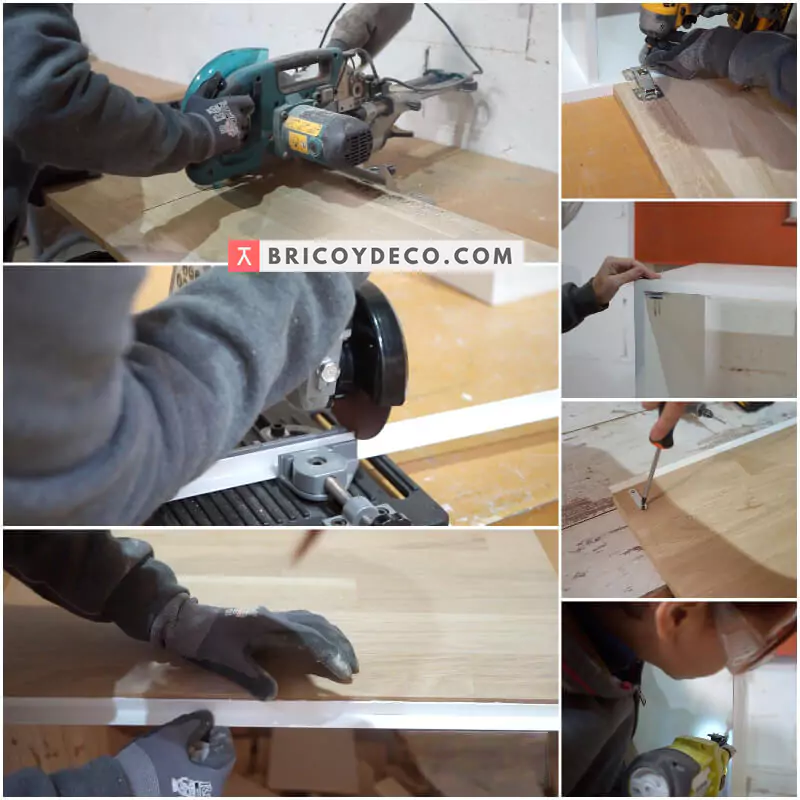 cómo hacer una isla de cocina paso a paso