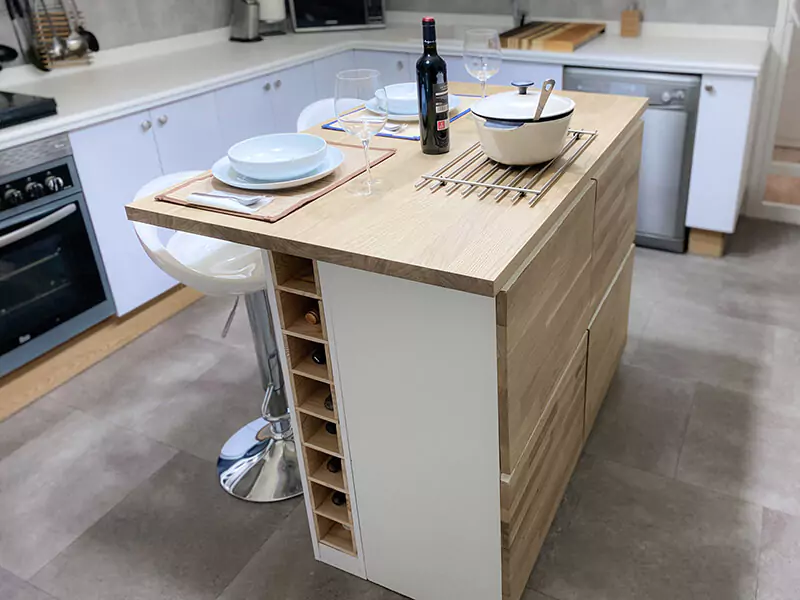 isla de cocina DIY