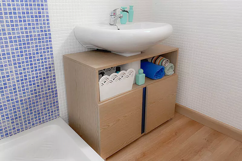 mueble para lavabo de pedestal