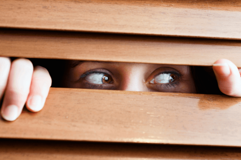 privacidad de las persianas 