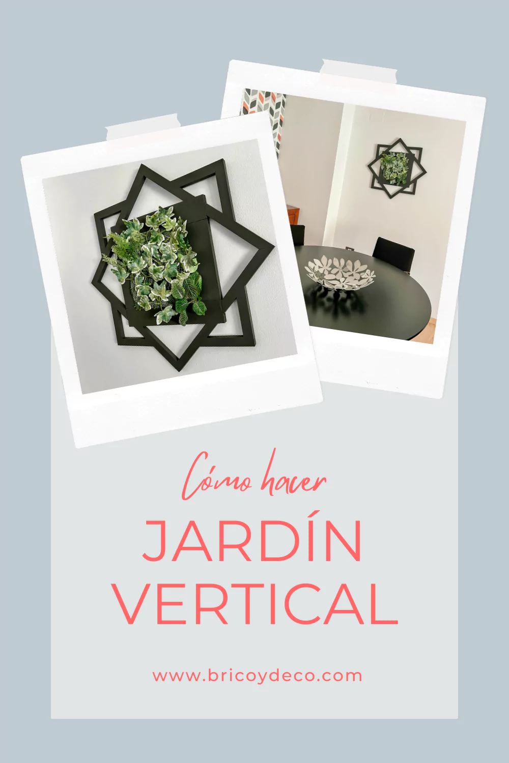 cómo hacer un jardín vertical para interior paso a paso