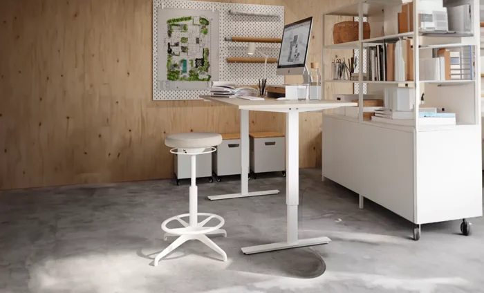 mesa de oficina de altura ajustable